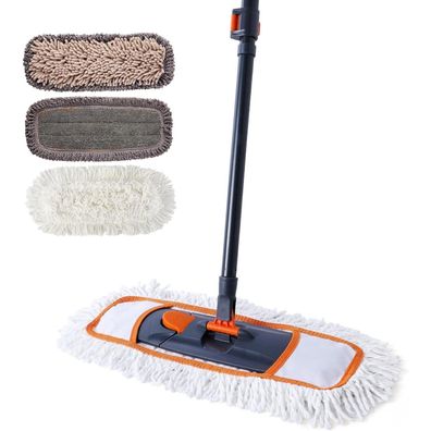 Cleanhome Nass- & Trockenmopps für Haushalt Bodenwischer Set 3 Waschbare