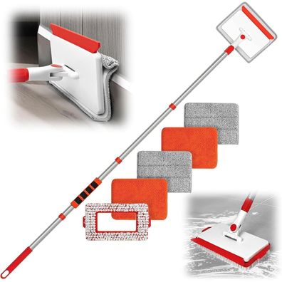 JEHONN 4-in-1 Wischmopp Fliesenreiniger Gerät 142 cm