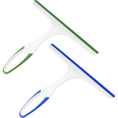 Duschabzieher 2er Set für Glas, Autofenster, Spiegel, Fliesen