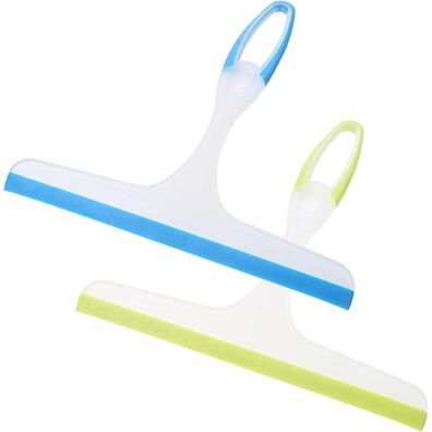 2er Set Duschabzieher Gummi Abzieher Duschwischer 24 cm für Badezimmer Küche