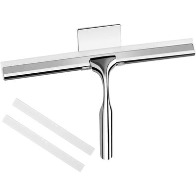 Duschabzieher Edelstahl Silikonlippe 25cm Duschwischer Ohne Bohren