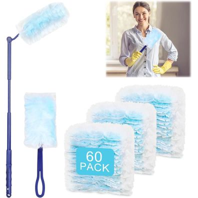 60er Staubmagnet Nachfüllpack Duster Einweg Staubwedel Tierhaare Schmutz
