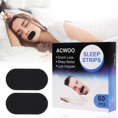 ACWOO Mouth Tape for Sleeping 60 Stück Schnarchen Nasenpflaster