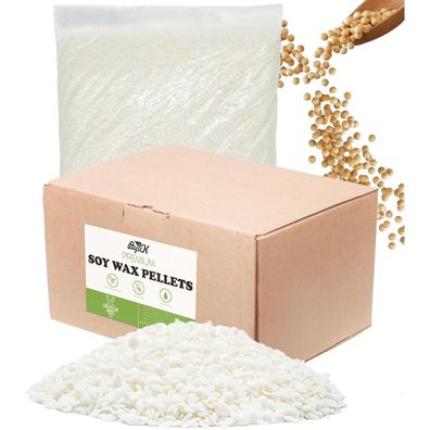 BOYUJK Premium Sojawachs für Kerzenherstellung, 3kg - 100% natürlich