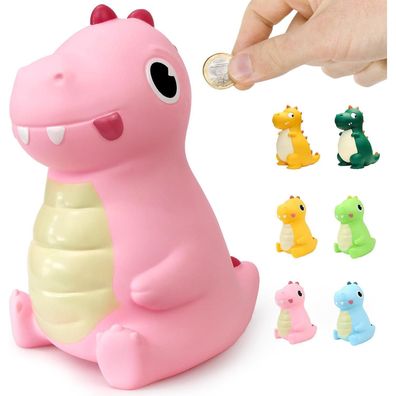 LEcylankEr Spardose Kinder Dinosaurier Sparschwein - Sicheres PVC, ideal als