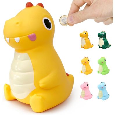 LEcylankEr Spardose Kinder Dinosaurier Sparschwein aus sicherem PVC, ideal als