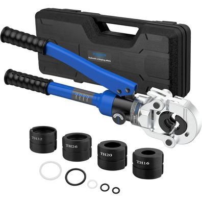 Vorxeon Hydraulische Presszange 8 Tonnen mit 360° drehbarem Kopf und 4