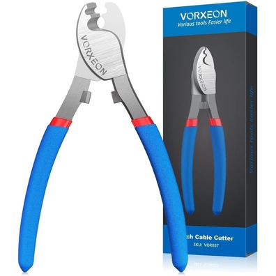 Vorxeon Kabelschere 152mm/6in Drahtschneider für Aluminium Kupfer Kabel 0-25 mm²