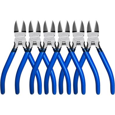 Kaihaowin 6er Pack Drahtschneider, 160mm Seitenschneider für weiche Drähte