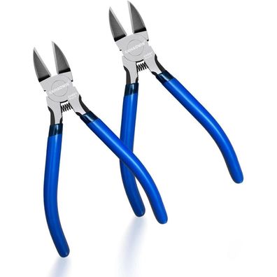 Kaihaowin Seitenschneider 160mm, 2er Set Drahtschneider klein für Modellbau