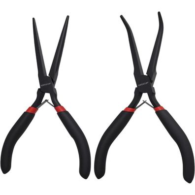 WISEUP Mini-Spitzzangen-Set, 15,2 cm, 2-teilig - Ideal für Schmuck, Handwerk