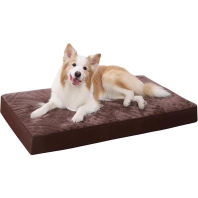 KSIIA Orthopädisches Hundebett für große und mittelgroße Hunde, waschbar