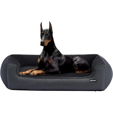 HMTOPE Hundebett, Hundesofa, Hundekissen, Hundekörbchen, abnehmbar & waschbar