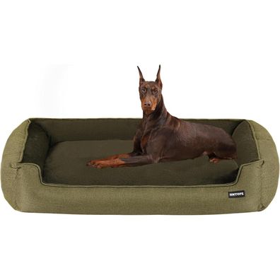 HMTOPE Hundebett, Hundesofa, Hundekissen, Hundekörbchen, Abnehmbar und