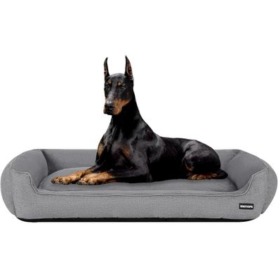 HMTOPE Hundebett, Hundesofa, Hundekissen, Hundekörbchen, abnehmbar & waschbar