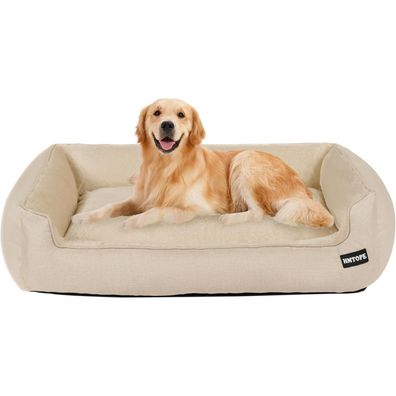 HMTOPE Hundebett, Hundesofa, Hundekissen, Hundekörbchen, abnehmbar & waschbar