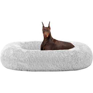 HMTOPE Orthopädisches Hundebett rund, Kuscheliges Hundekissen/Sofa, Katzenbett