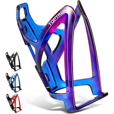 toptrek Fahrrad Flaschenhalter, Farbverlauf, 36g Leichtbau, PC, für 6.5-8cm