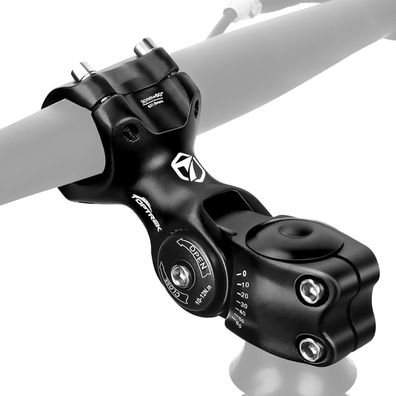 toptrek Fahrradlenker Vorbau Aluminium, Lenkererhöhung verstellbar ±60° für