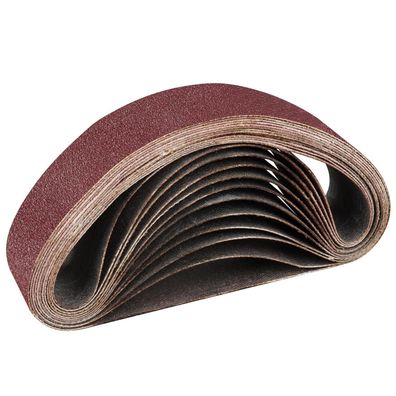 Stebruam Schleifbänder 40x303 mm, Körnung 60, 10 Stück