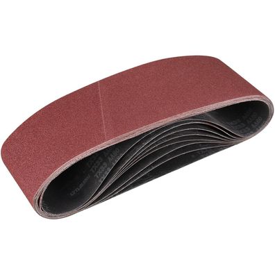 Stebruam Schleifbänder 150x1220 mm, Körnung 80, 8 Stück für Bandschleifer