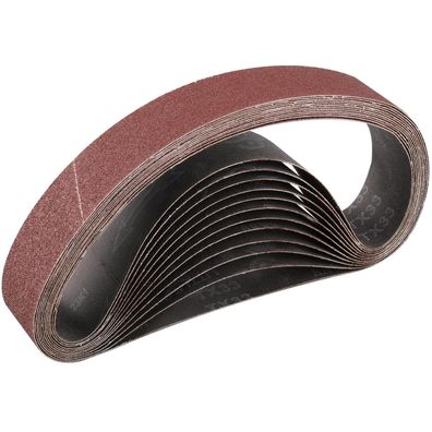 Stebruam Schleifband 50x686 mm, Körnung 80, 10 Stück
