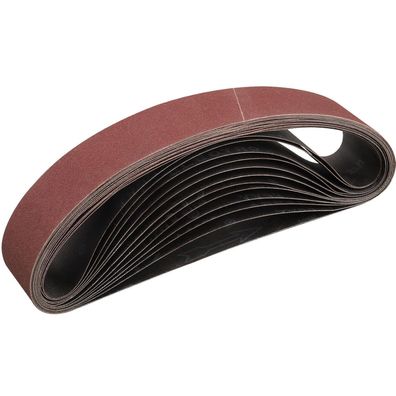 Stebruam Schleifbänder 50x686 mm, Körnung 180, 12 Stück für Bandschleifer