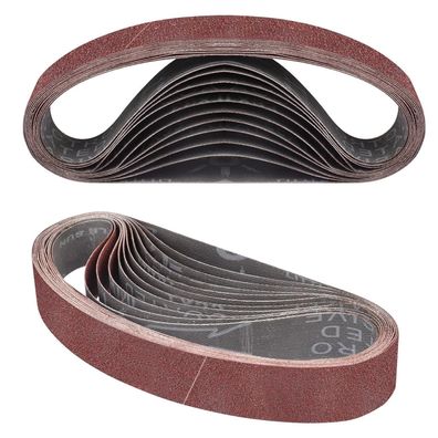 Stebruam Schleifbänder 30x533 mm, Körnung 40, 10 Stück