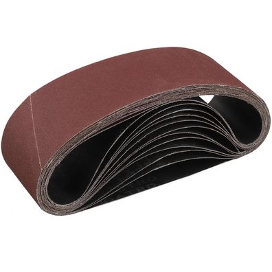Stebruam Schleifbänder 75x533 mm, Körnung 150, 12 Stück für Bandschleifer