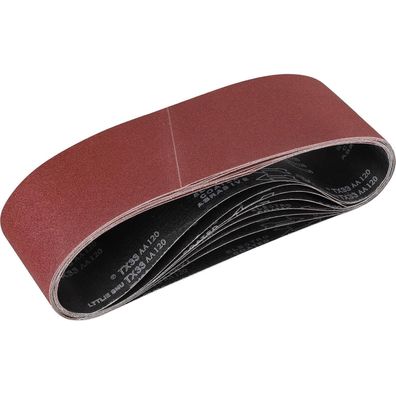 Stebruam Schleifbänder 150x1220 mm, 120er Körnung, 8 Stück für Bandschleifer