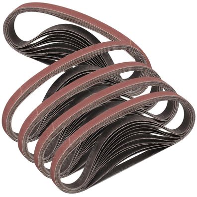 Stebruam 50 Stück Schleifband 13x457 mm, Körnung 240 für Bandschleifer