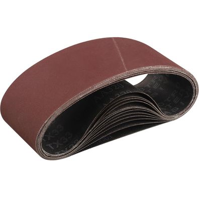Stebruam Schleifbänder 75x457 mm, Körnung 320, 12 Stück für Bandschleifer