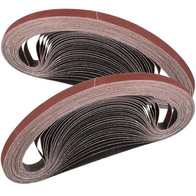 Stebruam Schleifbänder 9x533 mm, 240 Körnung, 30 Stück für Bandschleifer