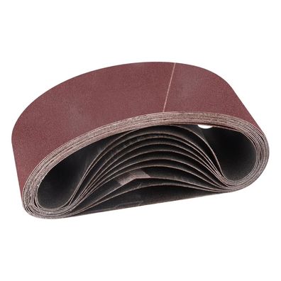 Stebruam Schleifbänder 65x410 mm, Körnung 120, 10 Stück