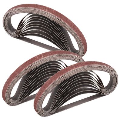 Stebruam Schleifbänder 10x330 mm, Körnung 60, 30 Stück