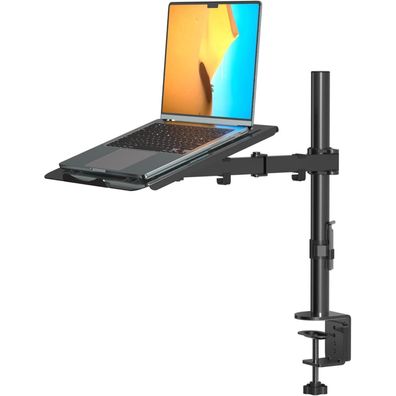 suptek Monitorarm mit Laptop Halterung für 13"-27" Bildschirme, vollverstellbar