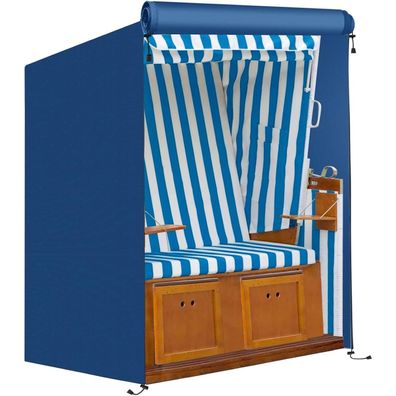 FINEW Strandkorb Schutzhülle 135x105x175/140cm, 600D Oxford, Wasserdicht