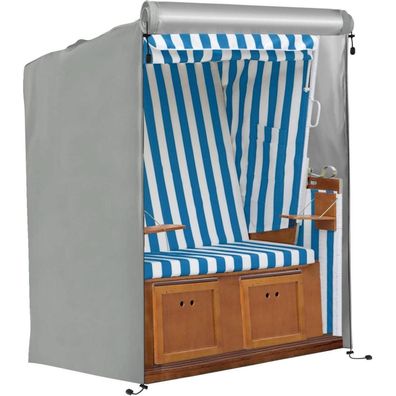 FINEW Strandkorb Schutzhülle Winterfest 135x105x175/140cm, 420D Oxford Gewebe