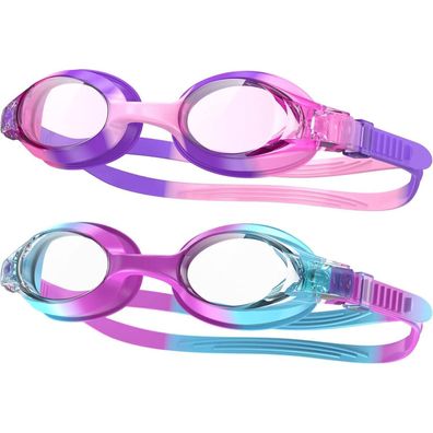 Findway Kinder Schwimmbrille (2er-Pack) - UV-Schutz, Anti-Beschlag, für Alter