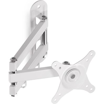 Suptek TV Wandhalterung schwenkbar für 15-32 Zoll VESA, bis 13Kg, Weiß (MA2720W)