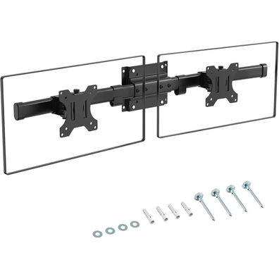 Putorsen Dual Monitorhalterung für Wandmontage oder Tischadapter, bis 35 Zoll