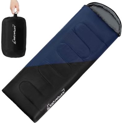 Clostnature Leichter Deckenschlafsack für Camping & Outdoor, Schwarz, 1.3 KG