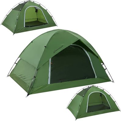 Clostnature 4 Personen Kuppelzelt für Camping - Wasserdicht, Winddicht, Leicht