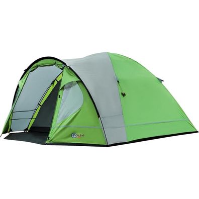 Portal Kuppelzelt für 3-4 Personen, wasserdicht 4000mm, mit Vorzelt, ideal für