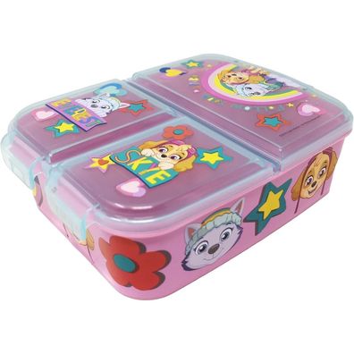 Theonoi Kinder Brotdose mit 3 Fächern - BPA frei, Paw Patrol Motiv