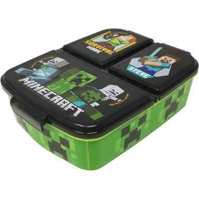Theonoi Kinder Brotdose mit 3 Fächern, BPA frei - Ideal als Geschenk und für
