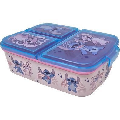 Theonoi Kinder Brotdose Lilo and Stitch, BPA frei, mit 3 separaten Fächern
