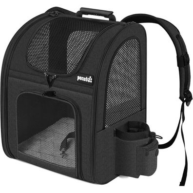 pecute Haustier Rucksack mit Netzfenster, Tragbare und Faltbare Katzentasche