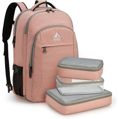 G4Free 40L Reiserucksack & 17 Zoll Laptop Rucksack für Damen/Herren mit 3