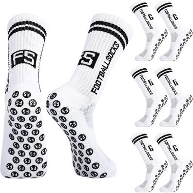 Apricitie 3 Paar Kinder Fußballsocken Anti Rutsch Grip Jungen Sportsocken für